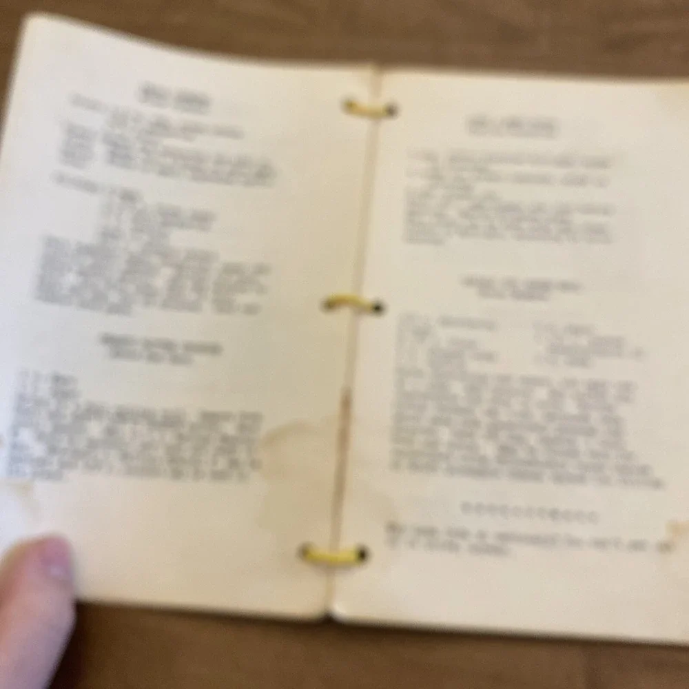 VTG 1966 Will Rogers Memorial Methodist Church Tulsa OK Cookbook Taste 'n Tell